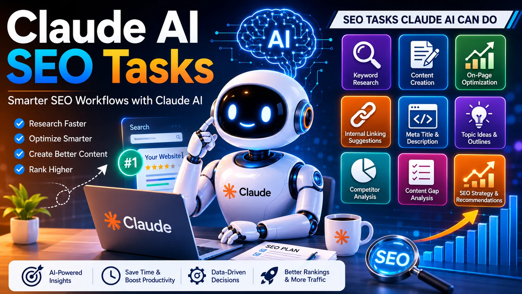9 Claude AISEO Tasks to Grow Traffic and Win AI Search Citations