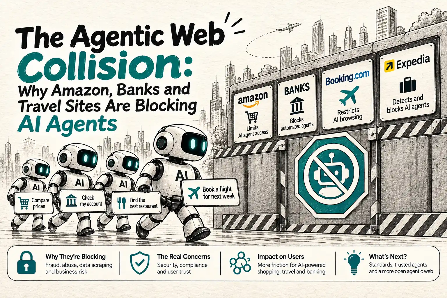 The Agentic Web: Why Retailers, Banks, and Travel Sites Restrict AI Agents