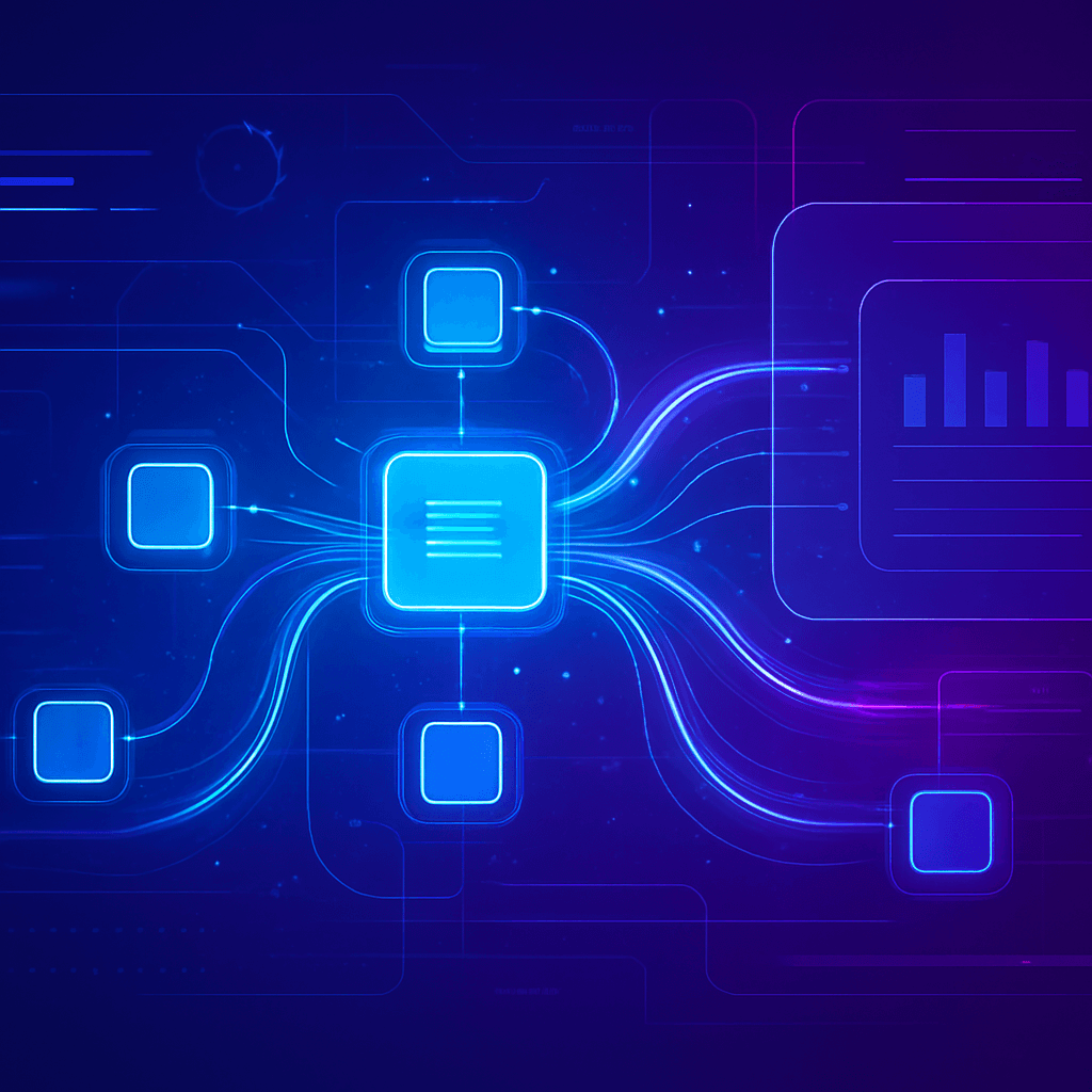 Technology Services Illustration - Digital transformation and enterprise solutions